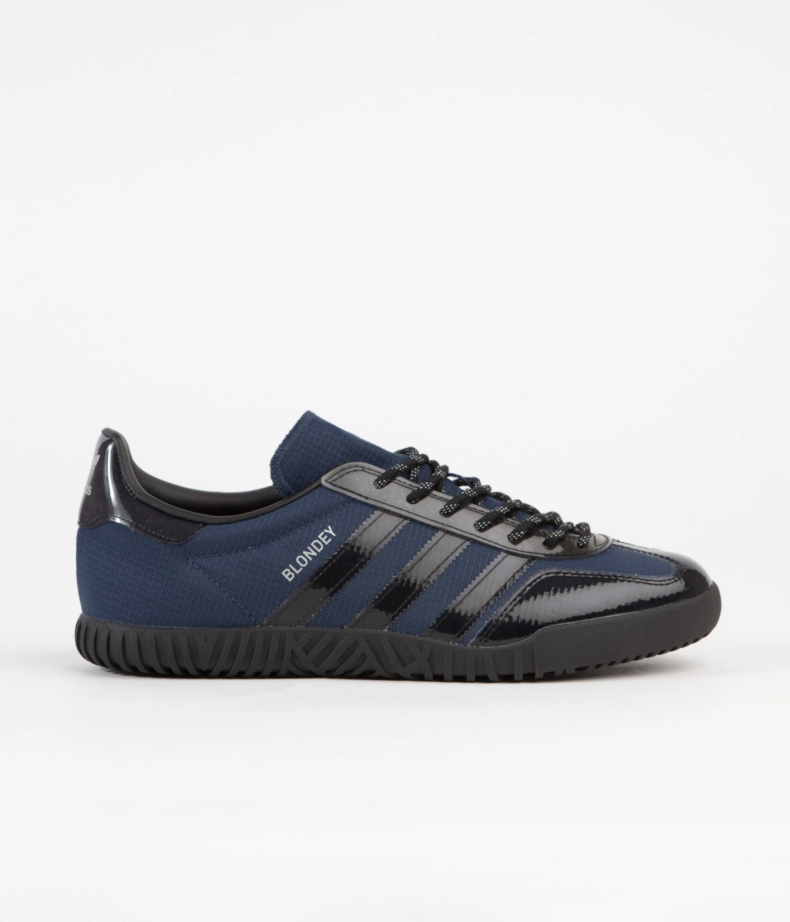 Adidas Blondey Gazelle Shoes - Mineral Blue / Core Black / Metallic Silver