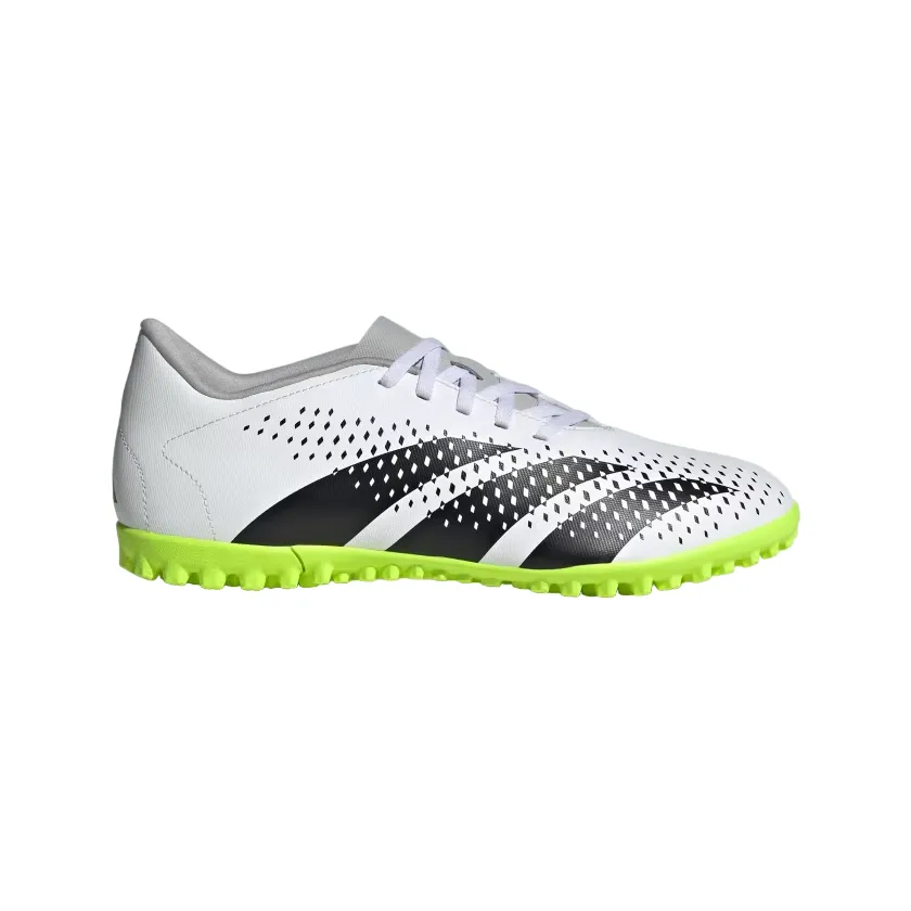 Adidas synthetic grass soccer shoe for boys Predato Accuracy.4 TF IE9444 white-black