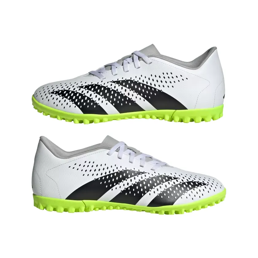 Adidas synthetic grass soccer shoe for boys Predato Accuracy.4 TF IE9444 white-black