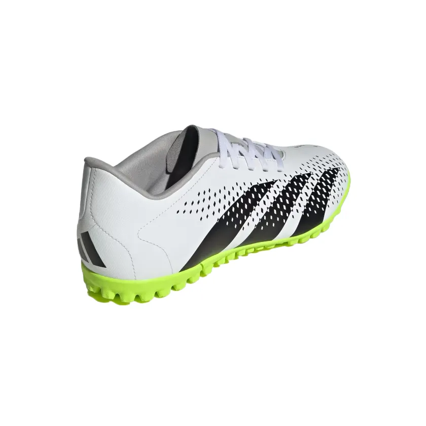 Adidas synthetic grass soccer shoe for boys Predato Accuracy.4 TF IE9444 white-black