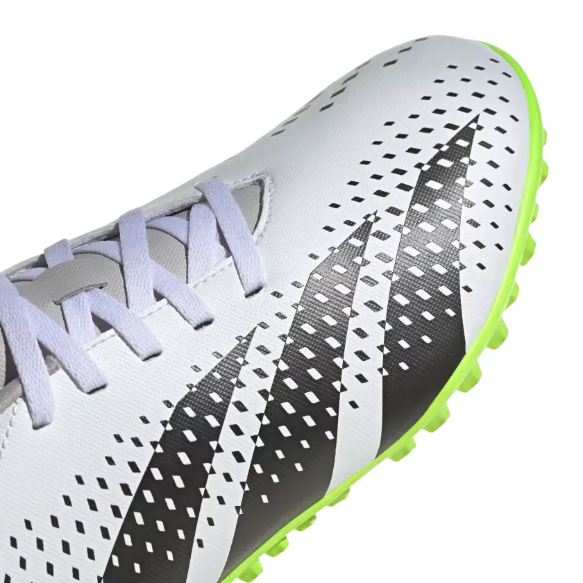 Adidas synthetic grass soccer shoe for boys Predato Accuracy.4 TF IE9444 white-black