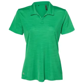 adidas Women's Team Green Melange Sport Polo