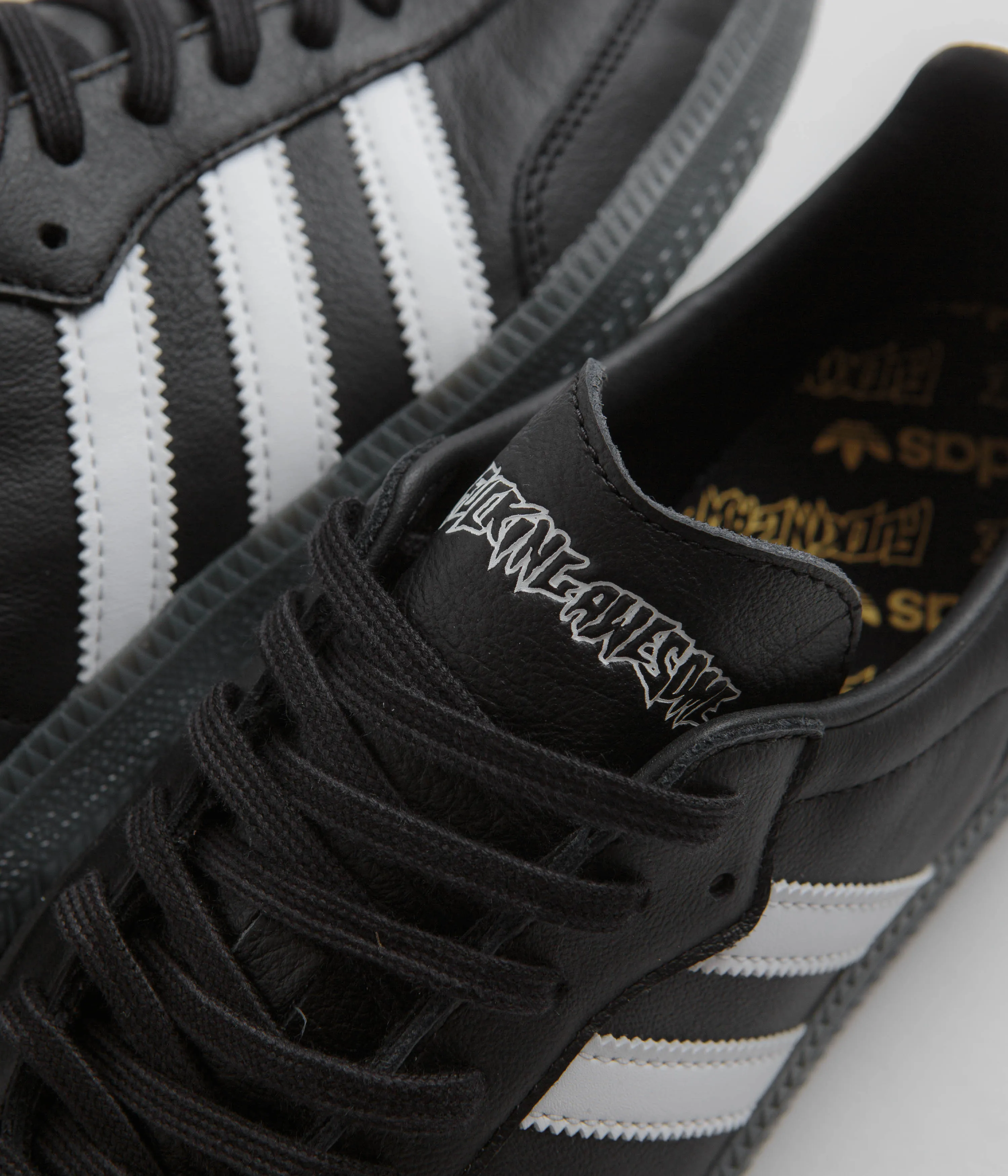 Adidas x Fucking Awesome Samba Shoes - Core Black / FTWR White / Gold Metallic