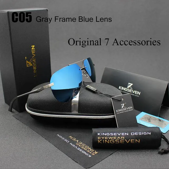 Aluminum Magnesium Polarized UV400 Unisex Sunglasses with Mirror Lens