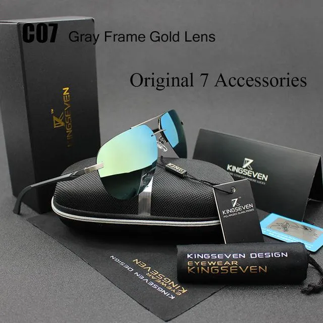 Aluminum Magnesium Polarized UV400 Unisex Sunglasses with Mirror Lens