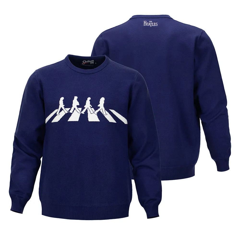 Beatles | Classic Sweater | Navy Abbey Road