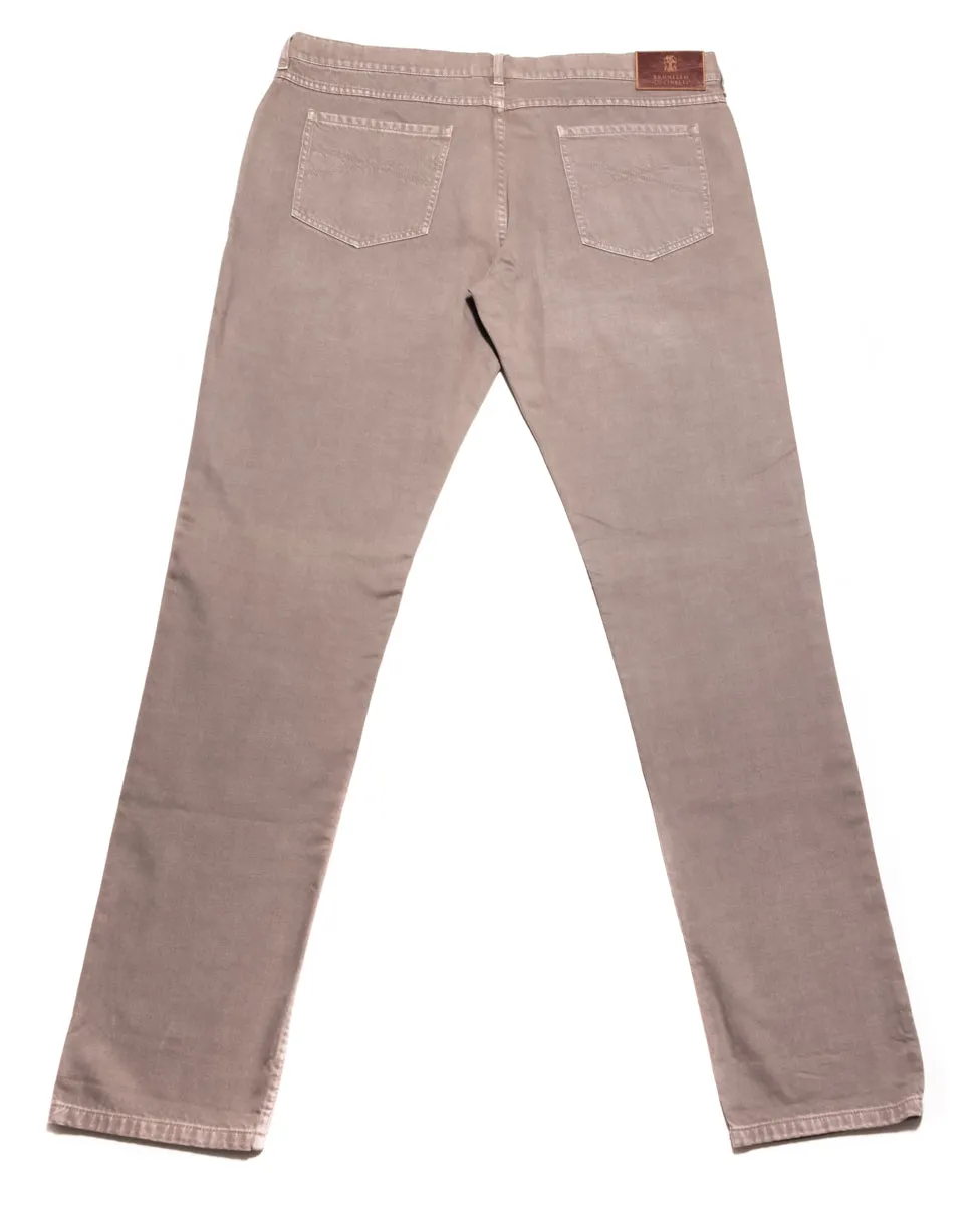 Brunello Cucinelli Beige Jeans - Slim