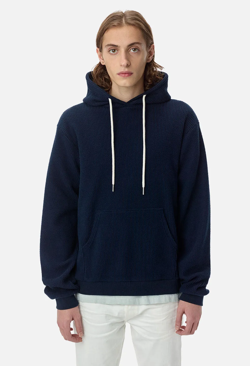 Corduroy Beach Hoodie / Navy