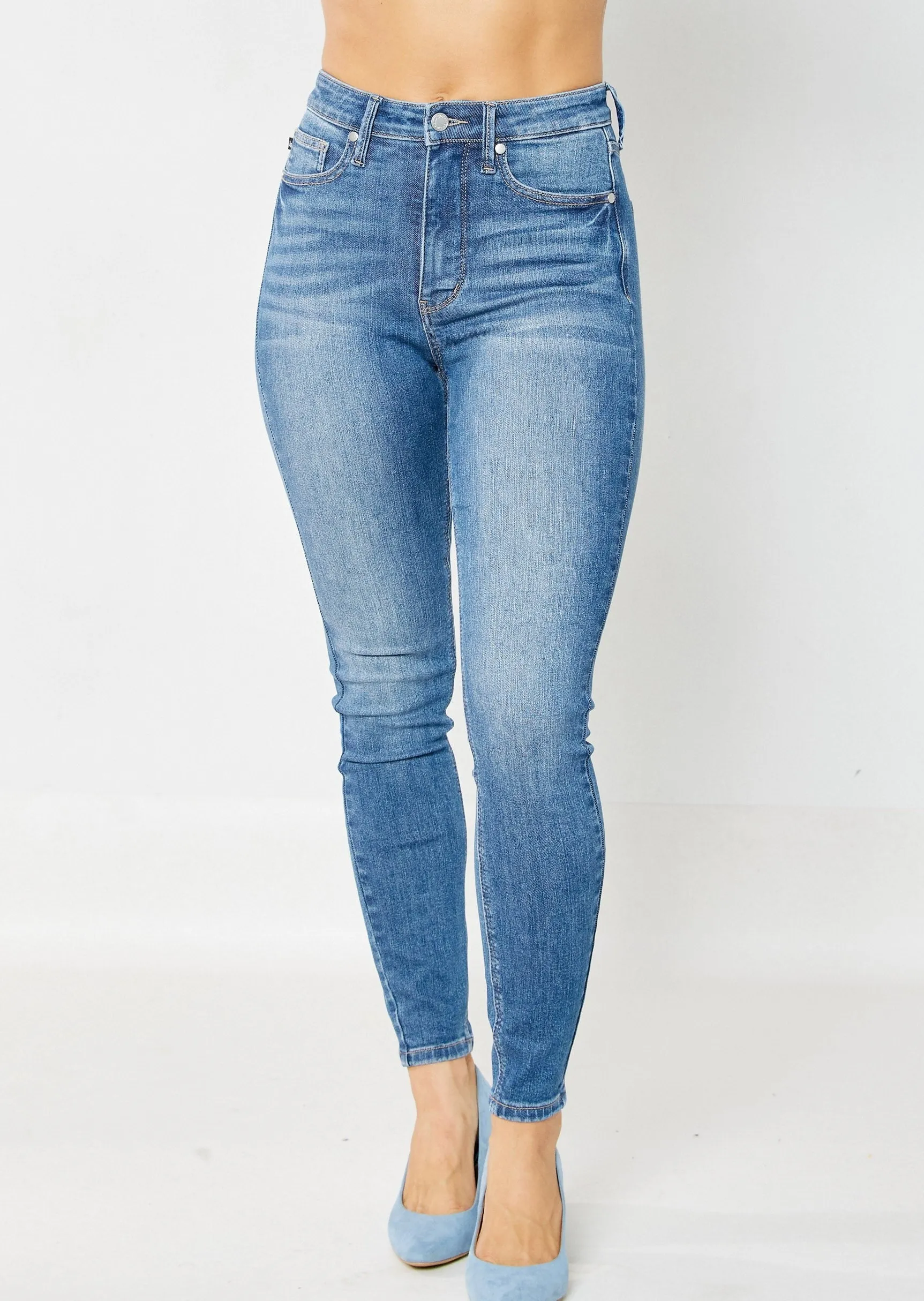 FINAL SALE - Judy Blue Tummy Control Classic Skinny Jeans