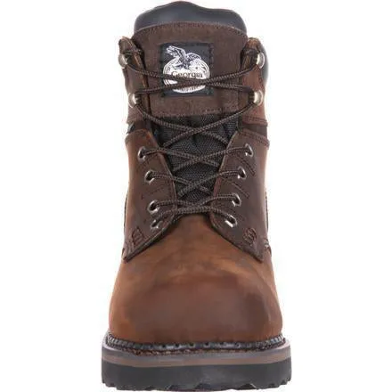 Georgia Men's Brookville 6" Waterproof Work Boot - Brown - G7134