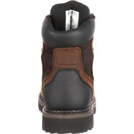 Georgia Men's Brookville 6" Waterproof Work Boot - Brown - G7134