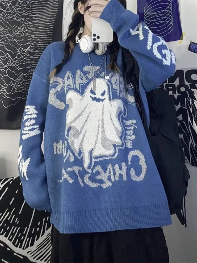 Ghost Knit Sweater (Spooky)