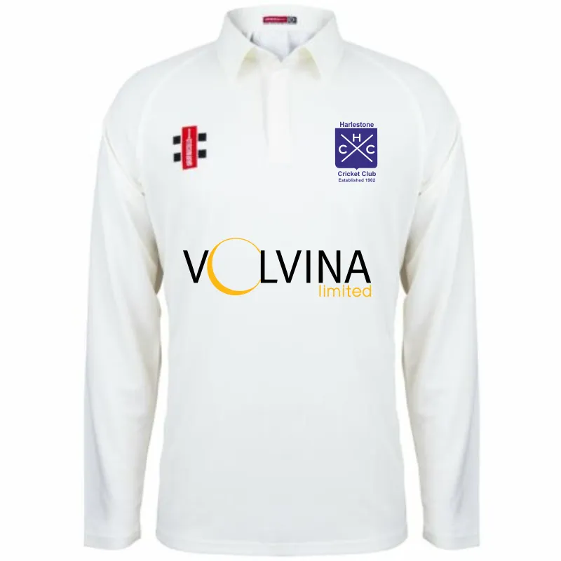 Harlestone Gray Nicolls Matrix L/S Shirt