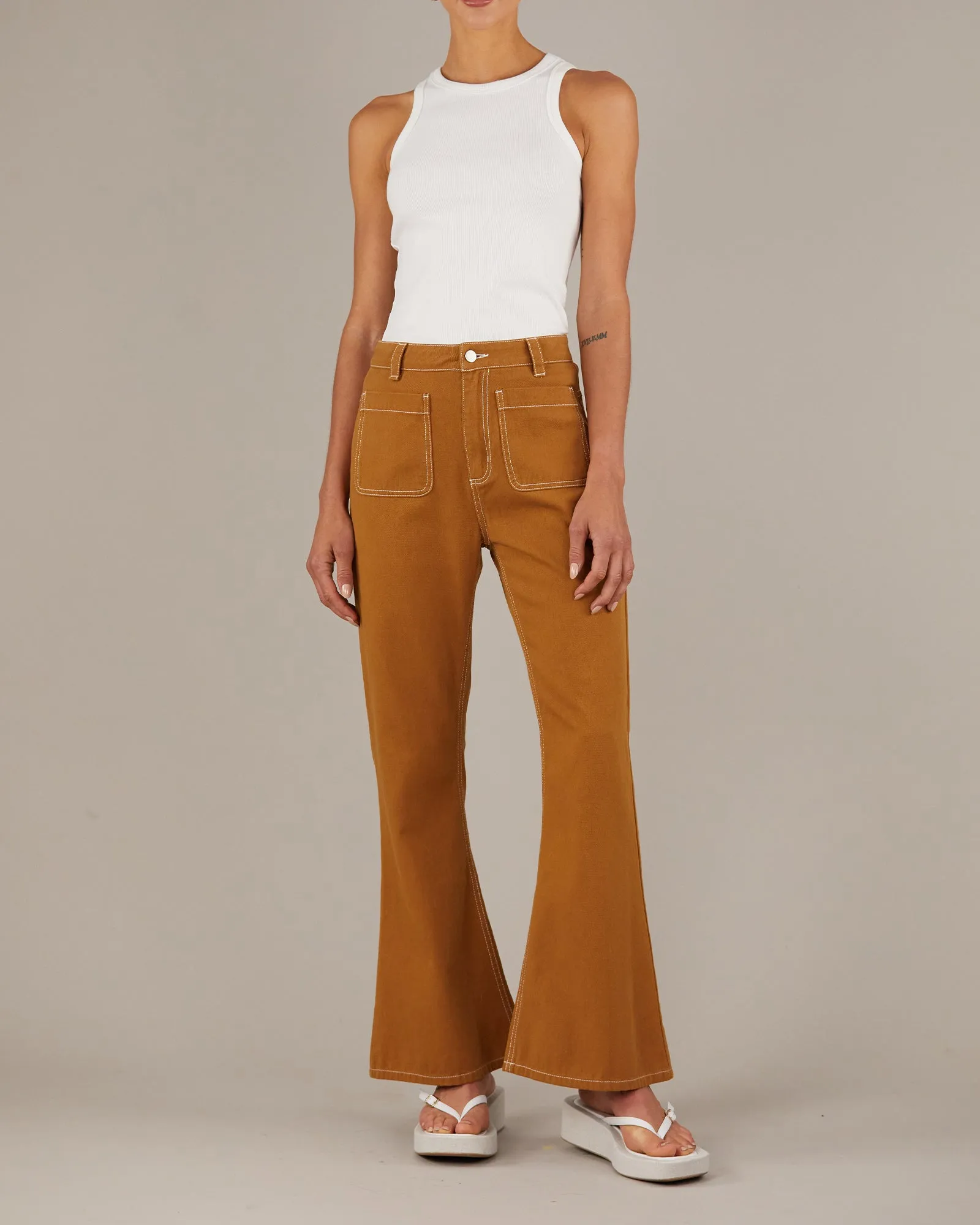 Hexham Drill Pant - Ochre