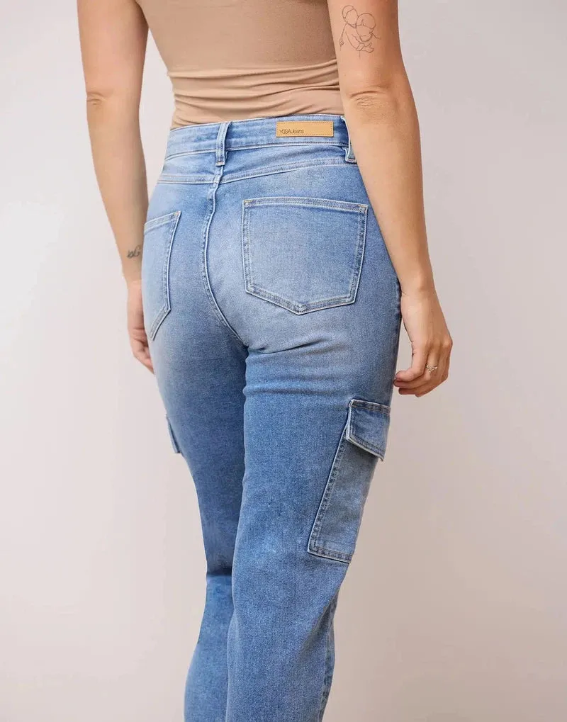 Malia Relaxed Denim in Blue Bell