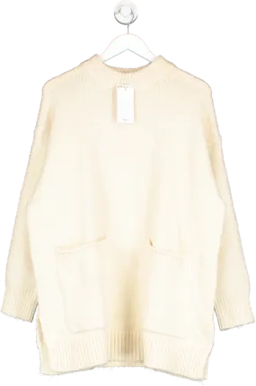 MANGO Cream Oversize Knit Sweater BNWT UK M