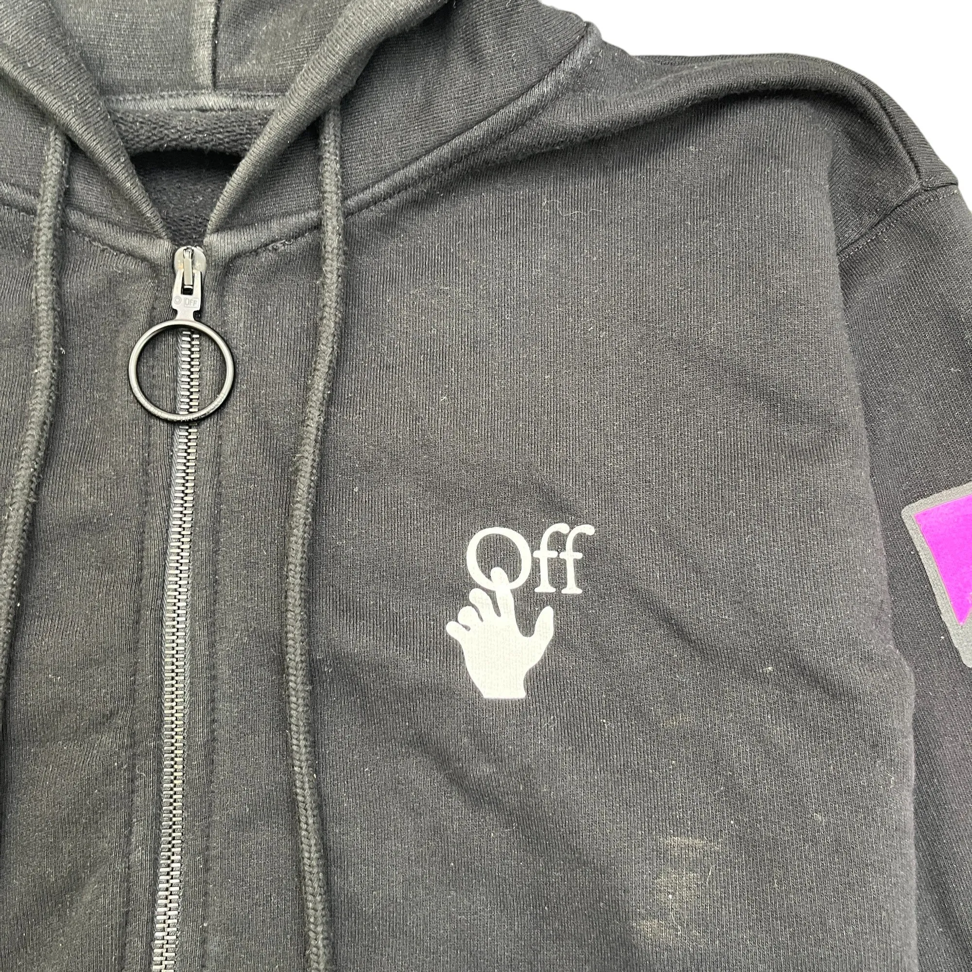 Men's Arrow Logo Hoodie Black Size XL