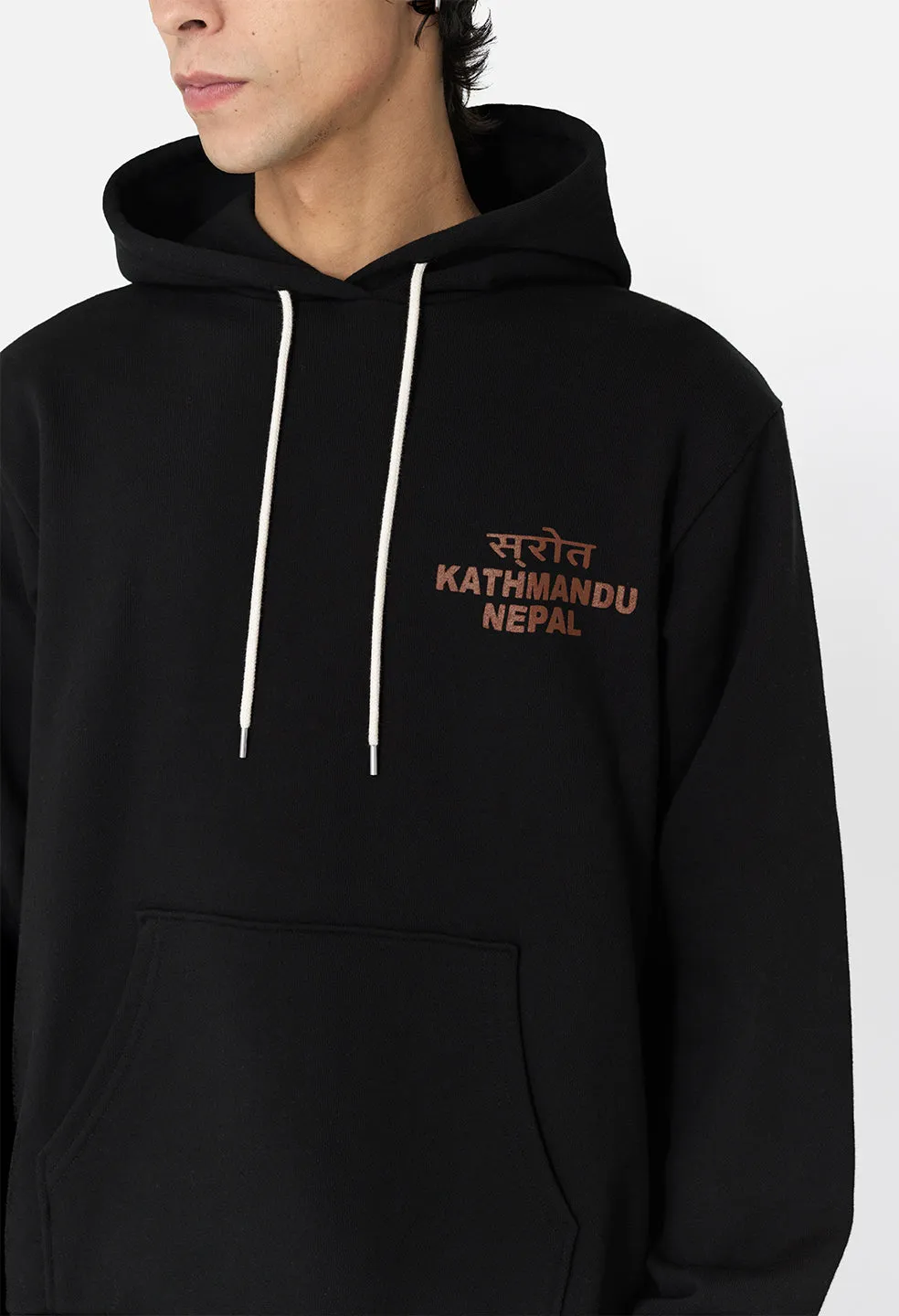 Nepal Beach Hoodie / Black