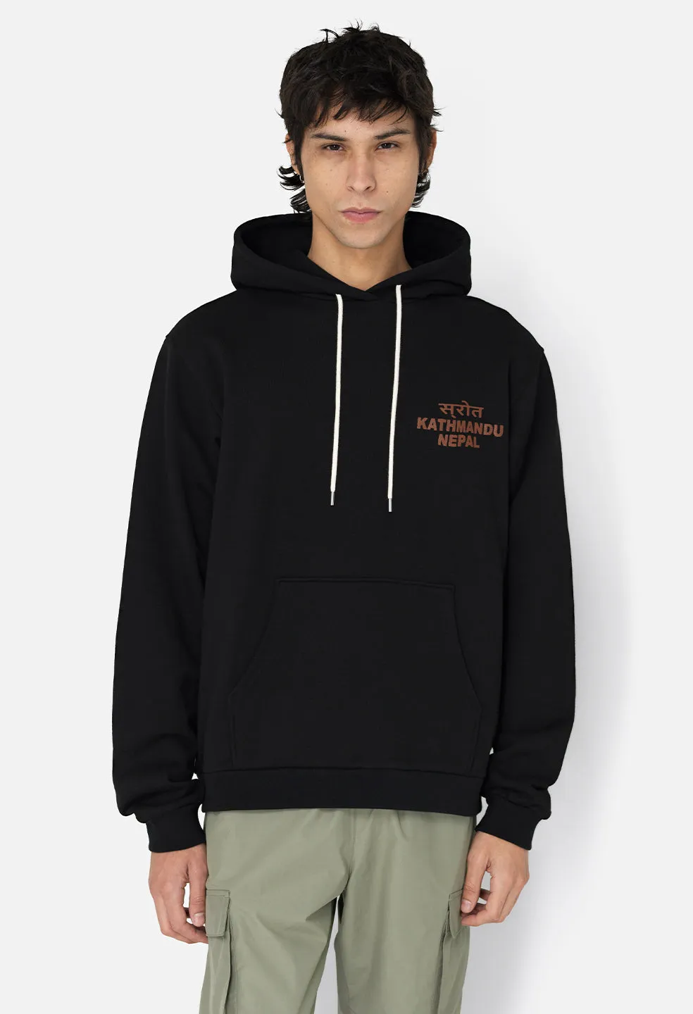 Nepal Beach Hoodie / Black