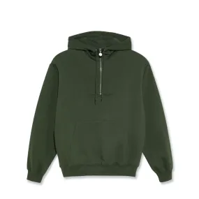 Polar Skate Co. Half Zip Hoodie Dark Olive