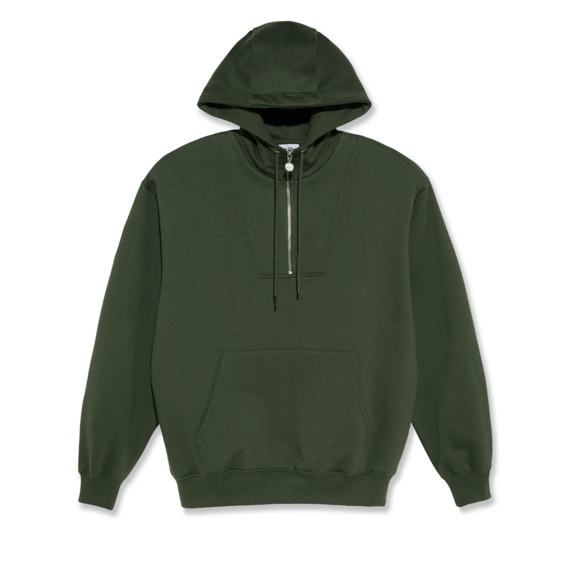 Polar Skate Co. Half Zip Hoodie Dark Olive