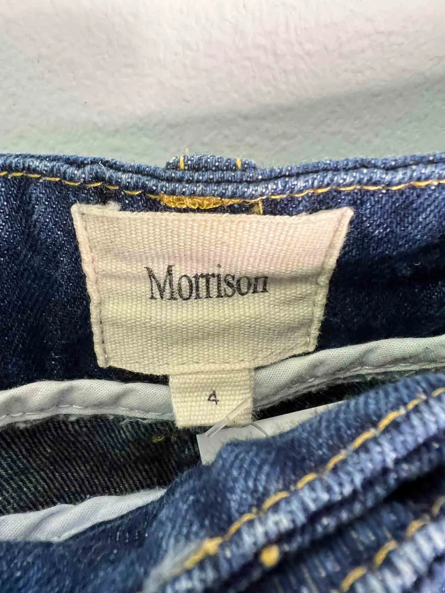 Size 14 (4) - Morrison Dark Wash Cuff Seam Jeans