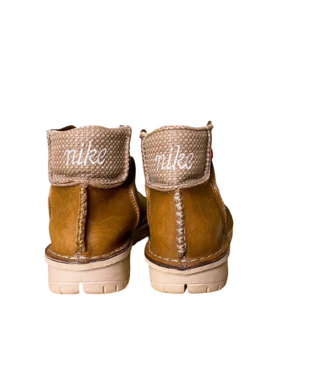 Size 36 - Nike Brown Leather High Tops