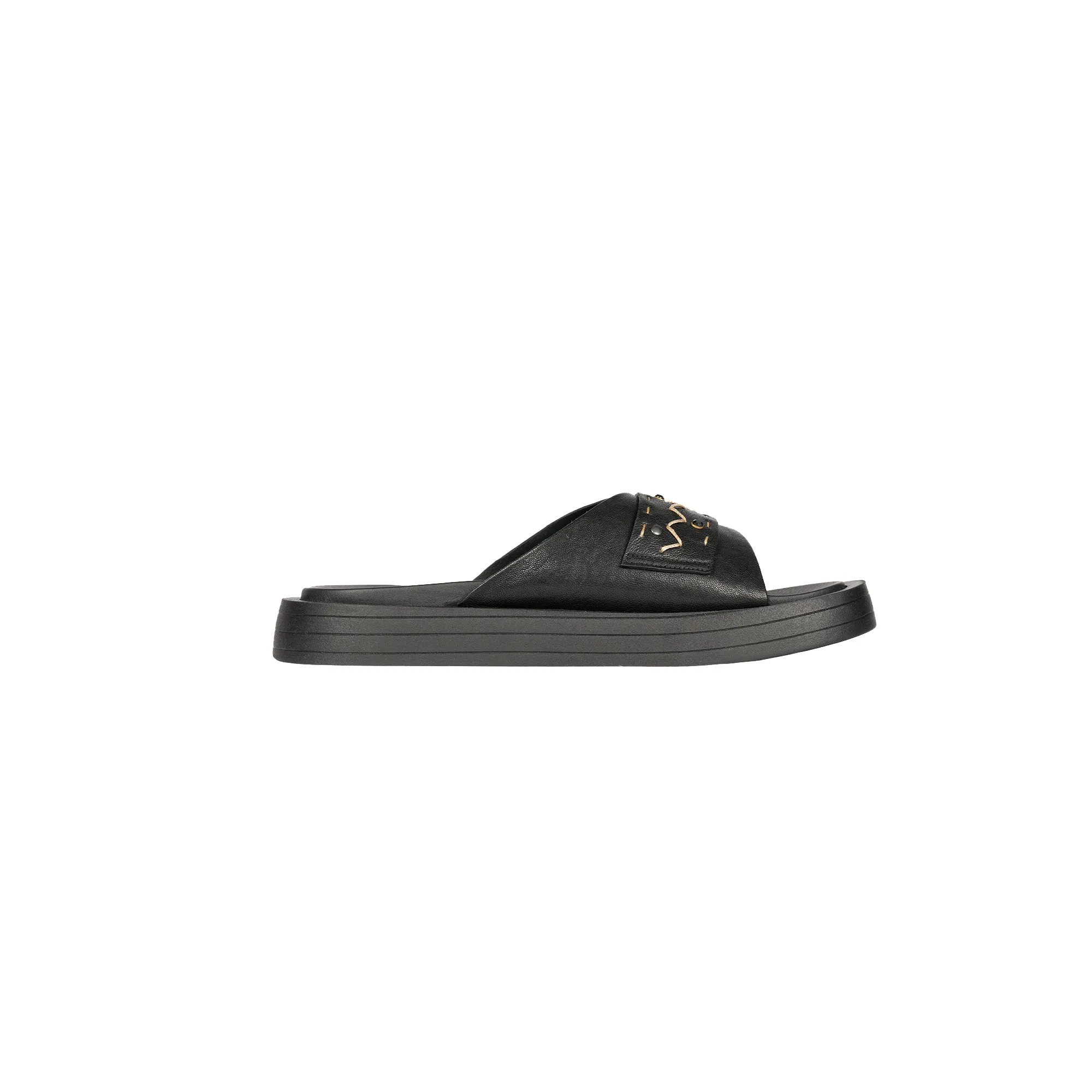 Slipper Greca Old Iron Black