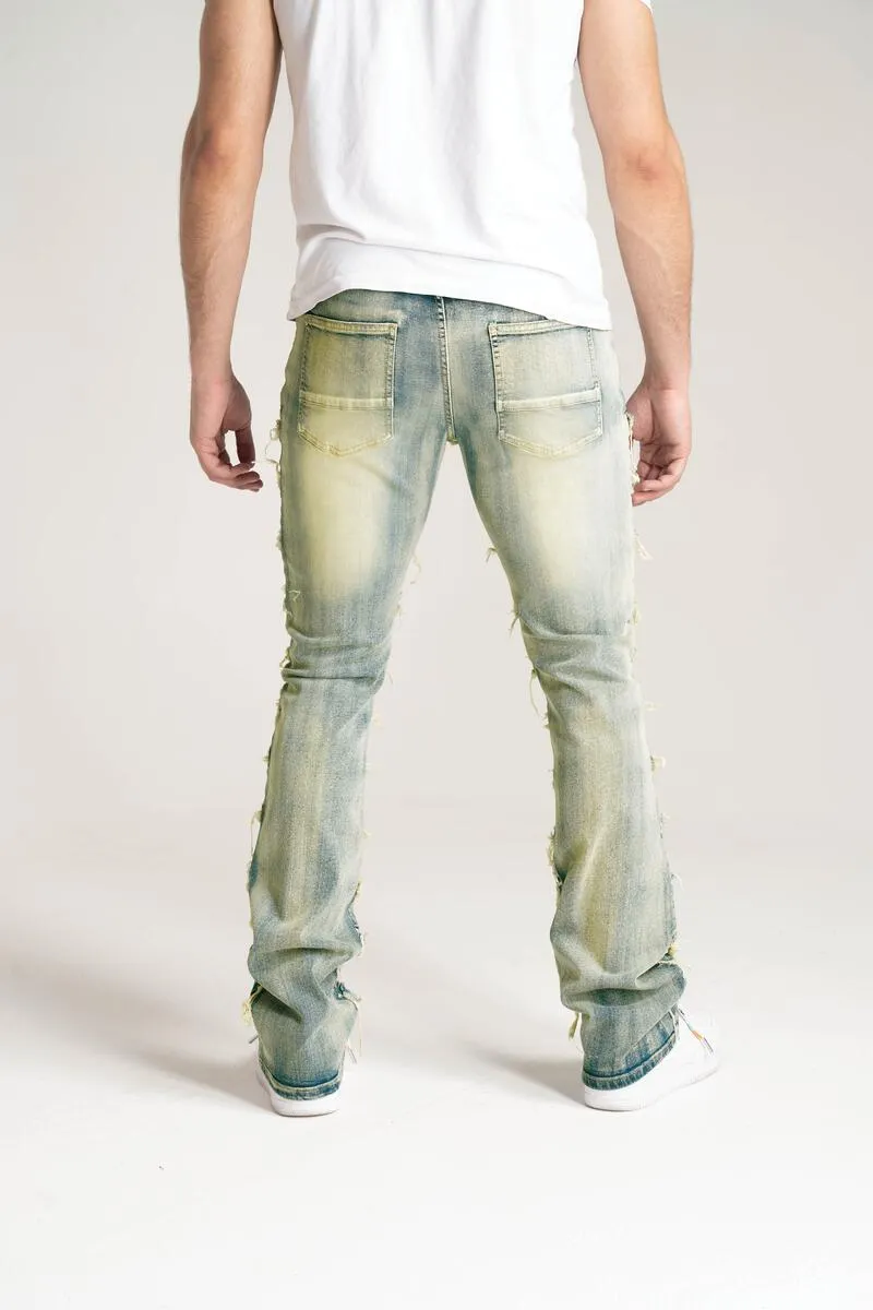 Spark Premium Stretch Stacked Jean (Rustic Blue)