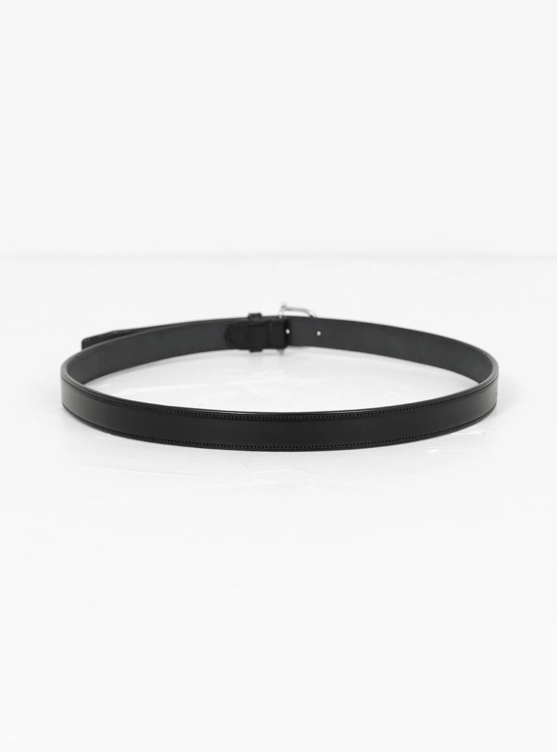 Spur Belt Black & Nickel