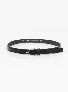 Spur Belt Black & Nickel