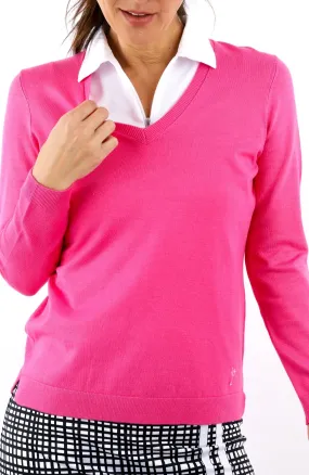 Stretch V-Neck Sweater