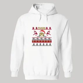 Sudadera Mujer Hoodie  Pumas UNAM Navidad Renos 1