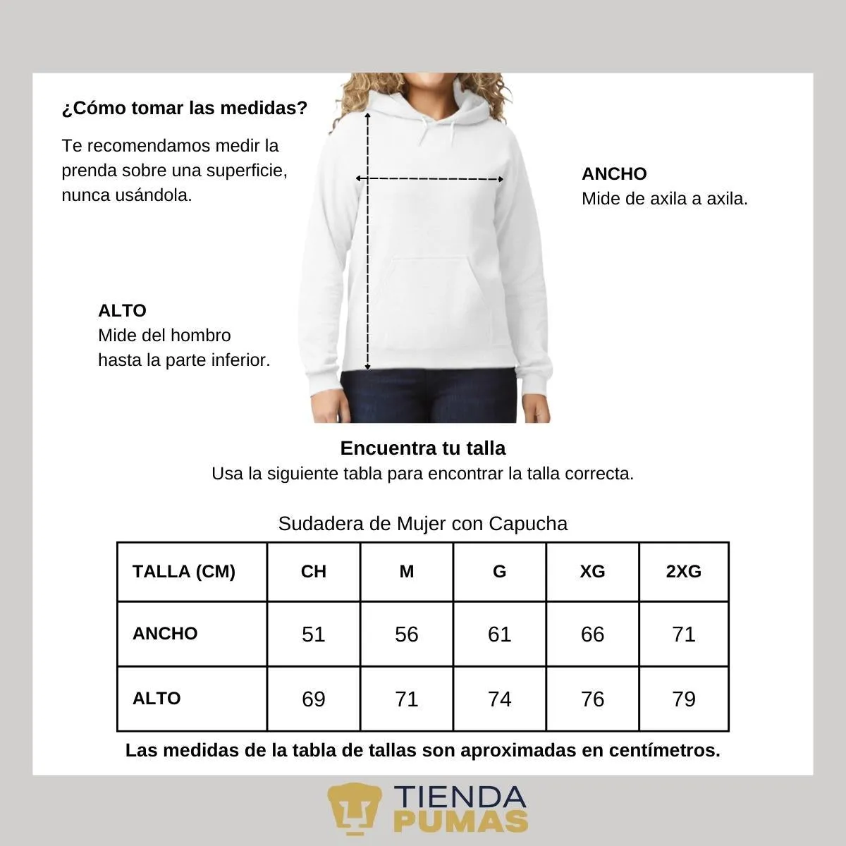 Sudadera Mujer Hoodie  Pumas UNAM Navidad Renos 1