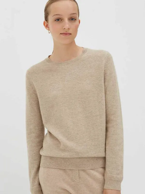 The Crew Classic Fit Sweater in Oatmeal