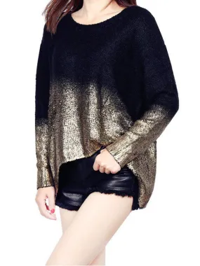 Walk the Shine Asymmetric Sweater