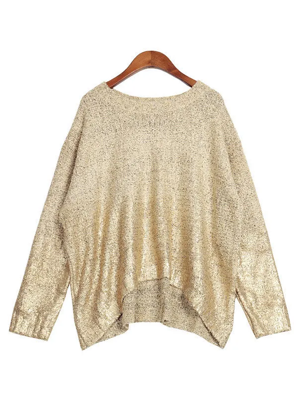 Walk the Shine Asymmetric Sweater