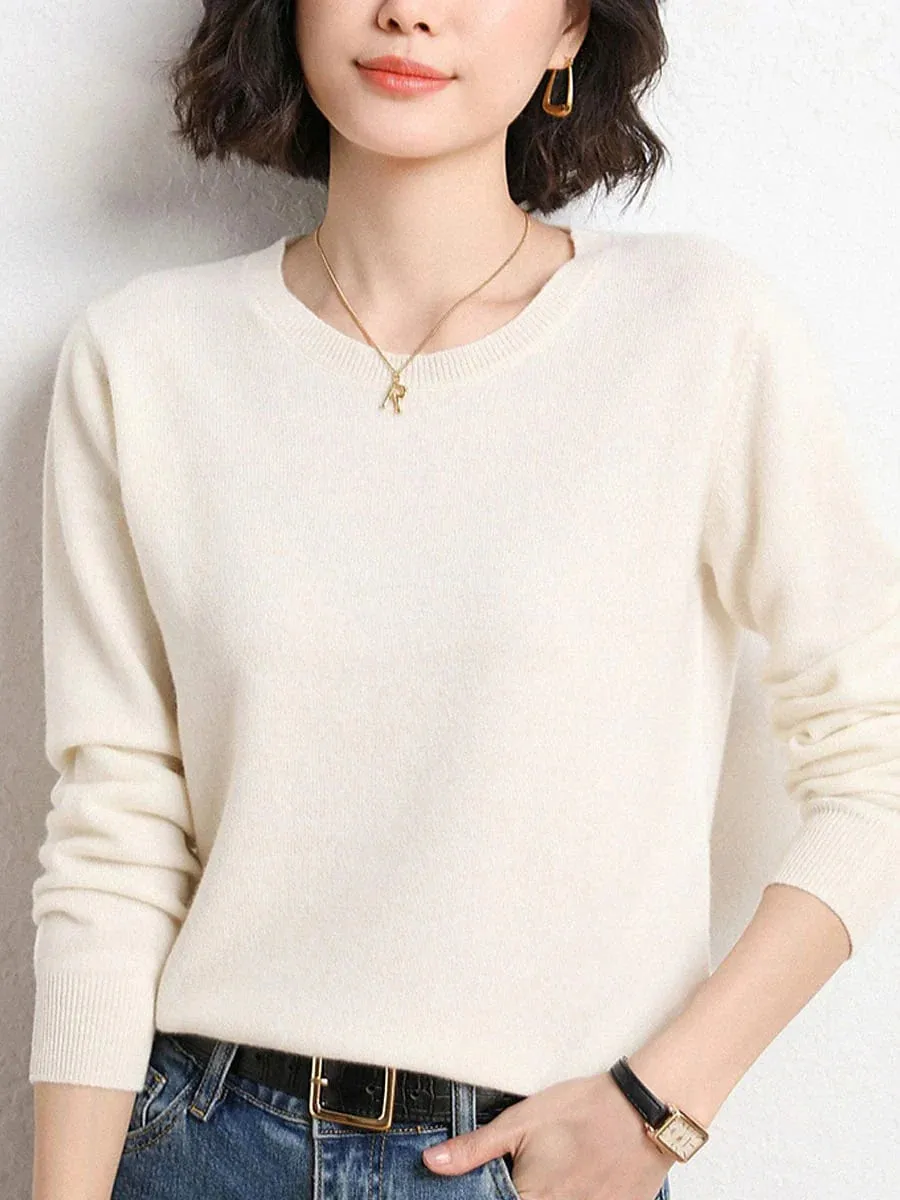 Women's Ribbed Knit Polyester Pullover Sweater in Black, White, and Yellow